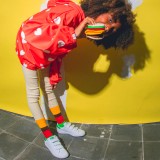 EAT MY SOCKS CHEESEBURGER EMSKIDBUR Colorful Image 2