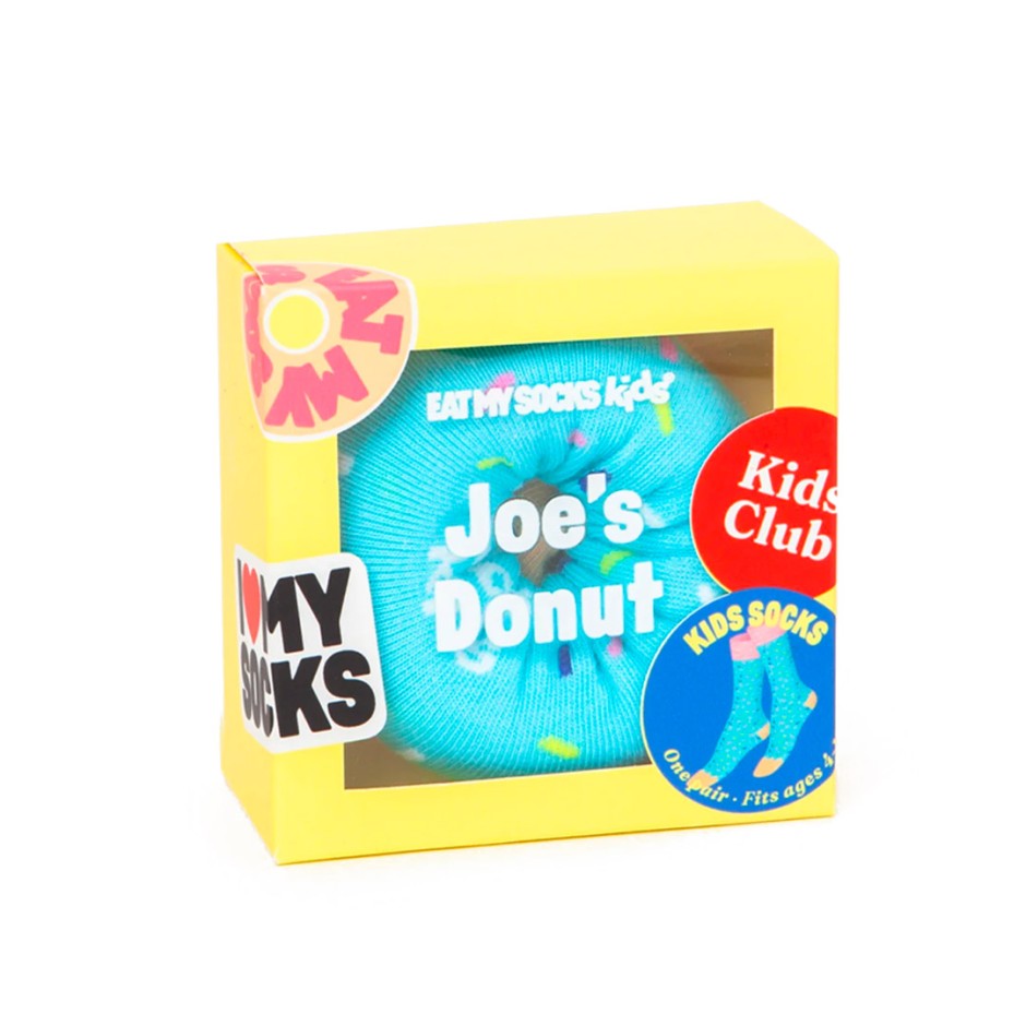 EAT MY SOCKS DONUT BLUE MSKIDDOB Colorful