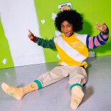 EAT MY SOCKS KIDS BON CROISSANT EMSSKFF1MICR Beige Image 2