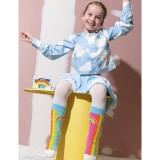 Kids' Socks Colorful - Eat My Socks Rainbow Image 1
