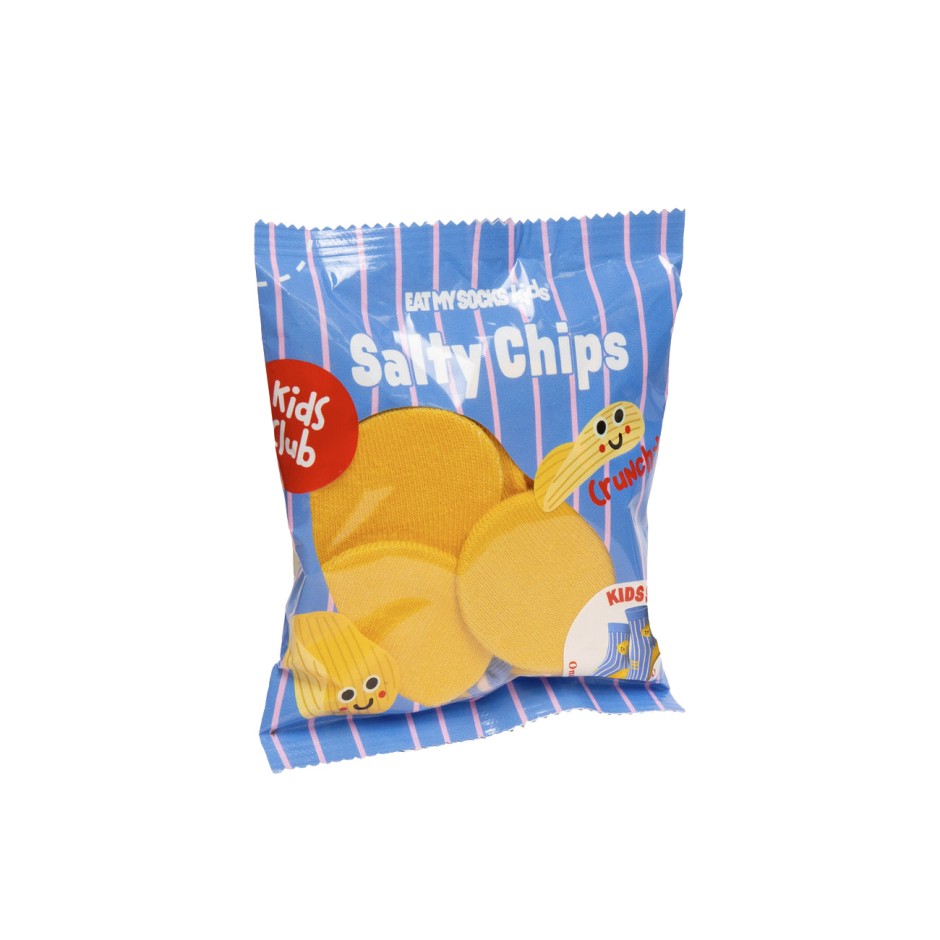 Kids' Socks Blue - Eat My Socks Blue Salty Chips