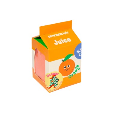 Παιδικές Κάλτσες Πολύχρωμες - Eat My Socks Juice Orange