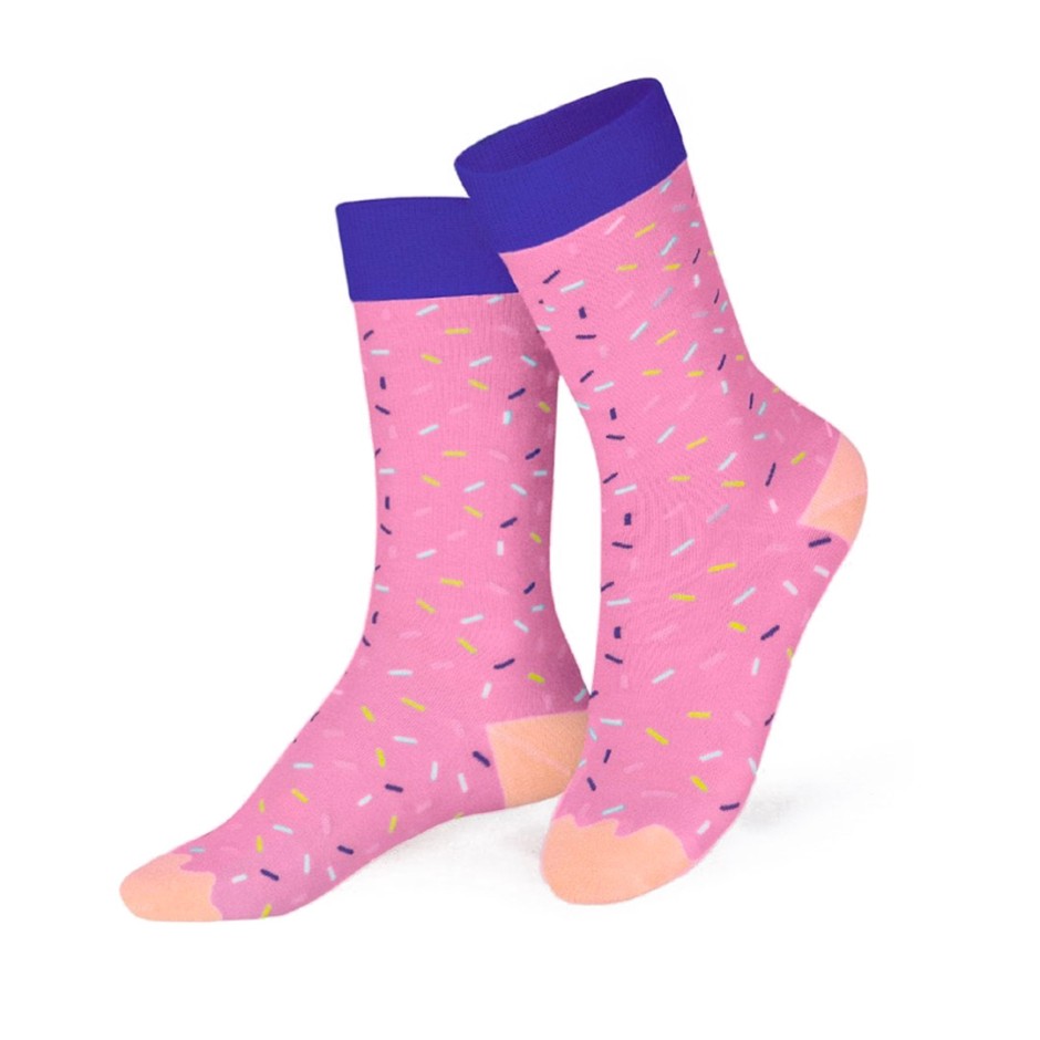 EAT MY SOCKS KIDS JOES DONUT EMSKIDDP Pink
