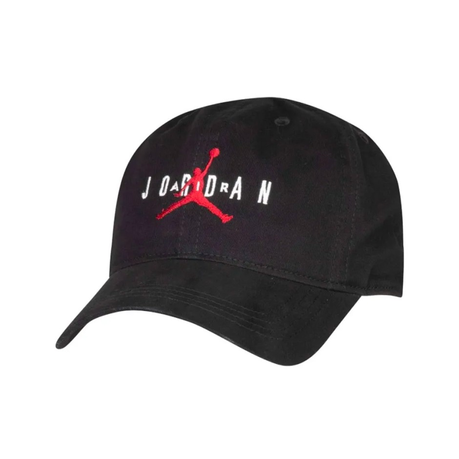 JORDAN JAN CURVE BRIM ADJUSTABLE HAT 8A0569 Black