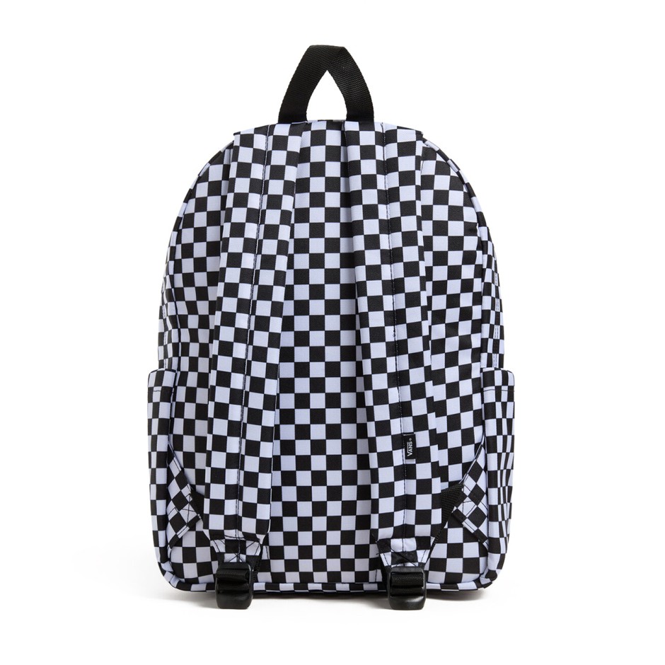 Παιδική Τσάντα Πλάτης Λευκή-Μαύρη - Vans Old Skool Grom Check