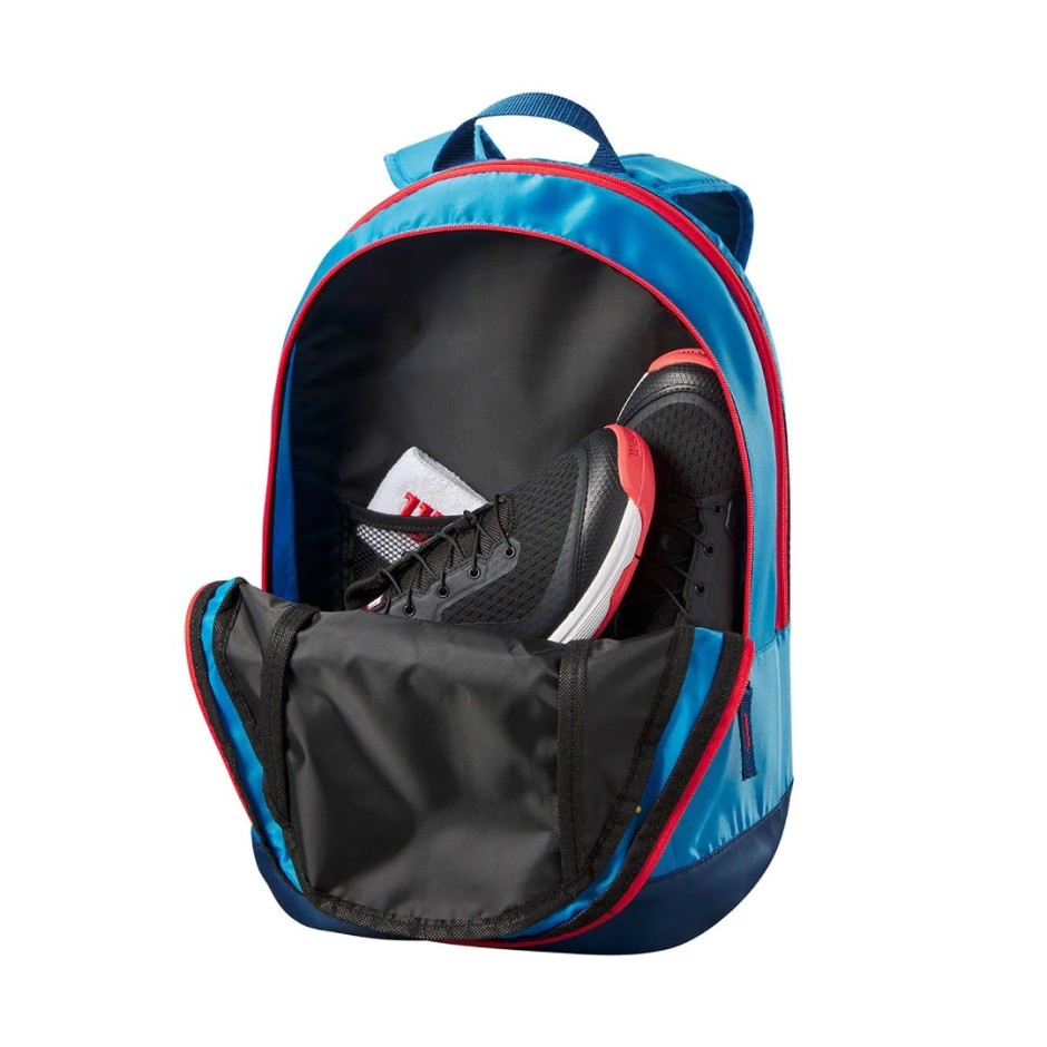 WILSON JUNIOR BACKPACK WR8023802-BLUE/ORANGE Royal Blue