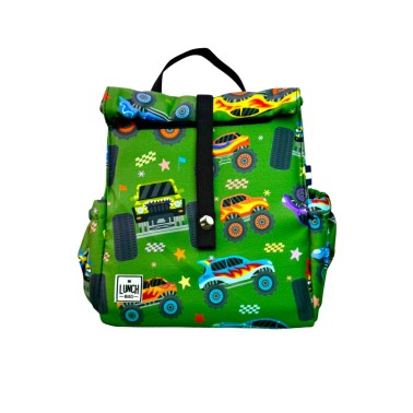 Παιδική Τσάντα Φαγητού Πράσινη - The Lunch Bags Kids Version Monster Truck