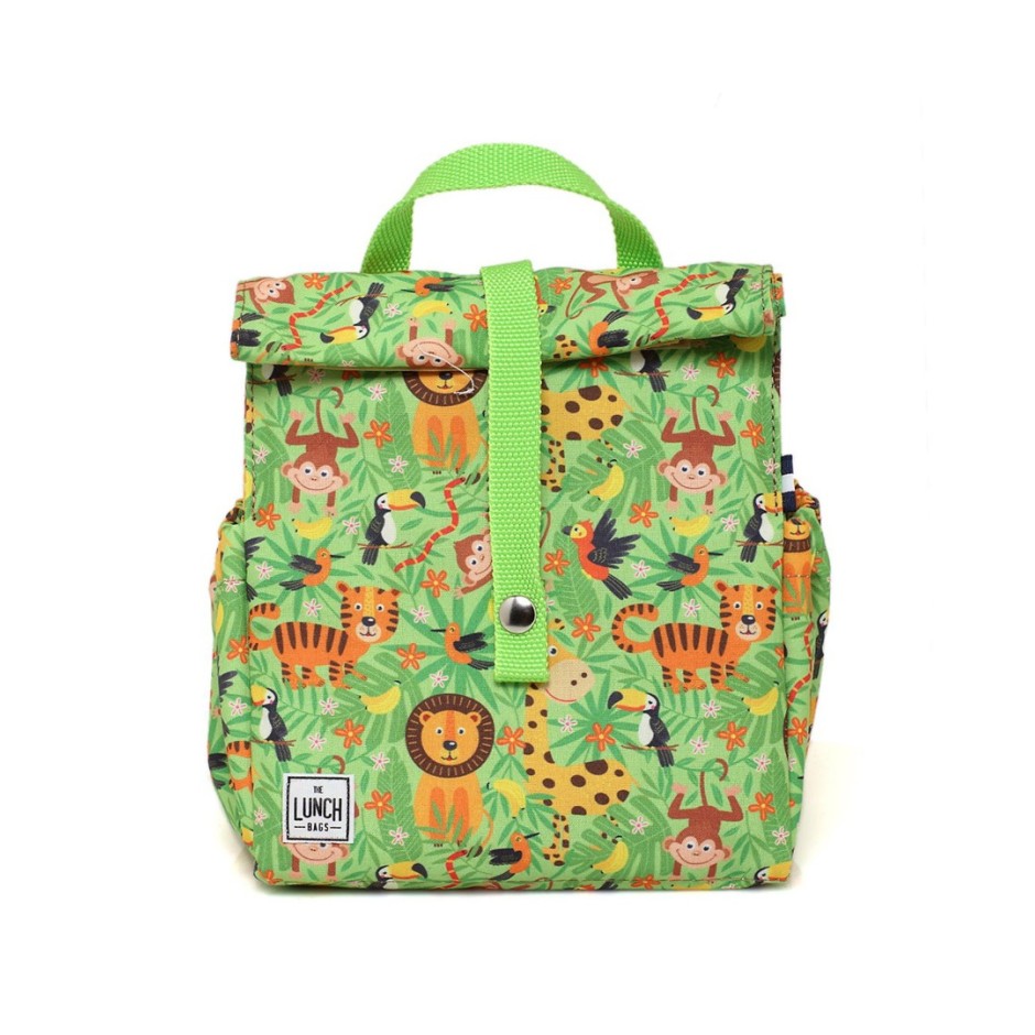 THE LUNCH BAGS ΤΗΕ ORIGINAL LUNCHBAG KIDS 81270-JUNGLE Colorful