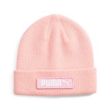 Puma Classic Cuff Ροζ - Παιδικό Σκουφάκι Εικόνα 
