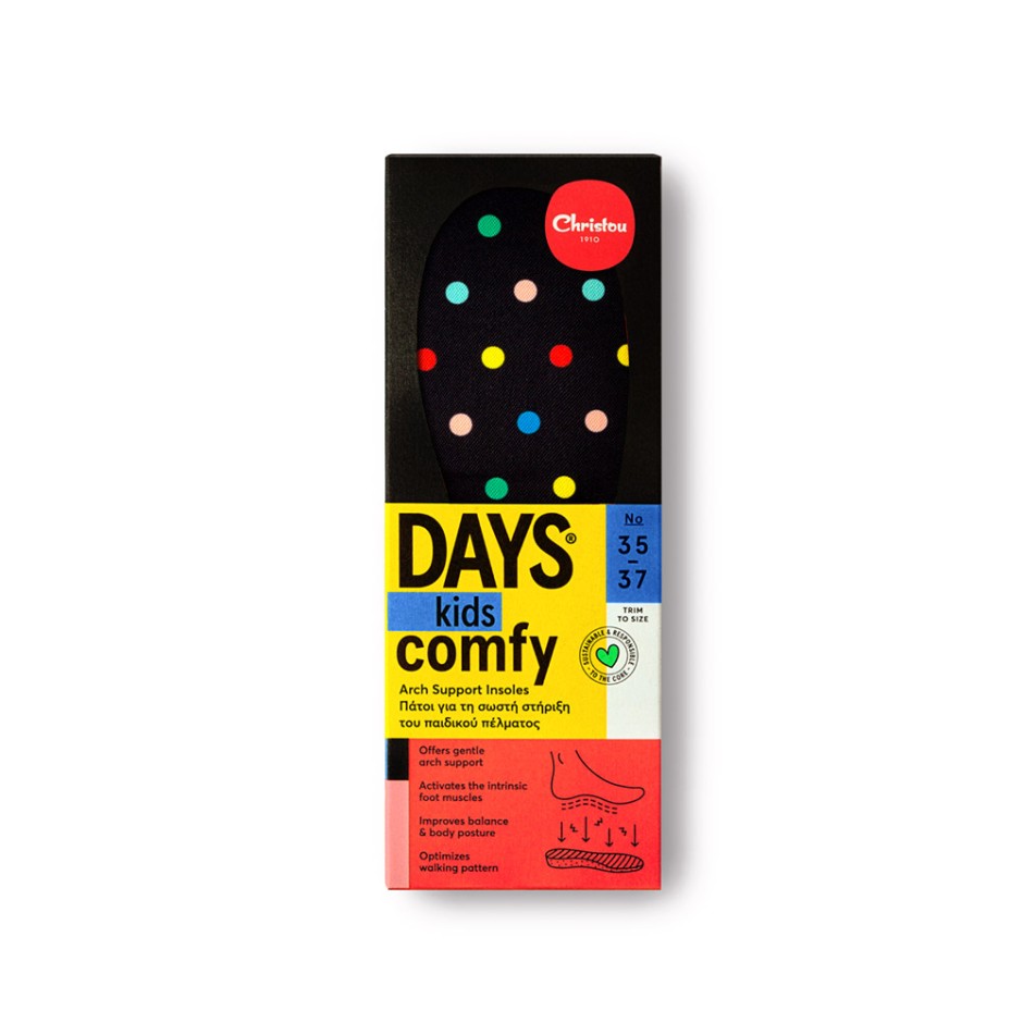 DAYS KIDS COMFY POLKA DOT CH-040-044-BLA Black
