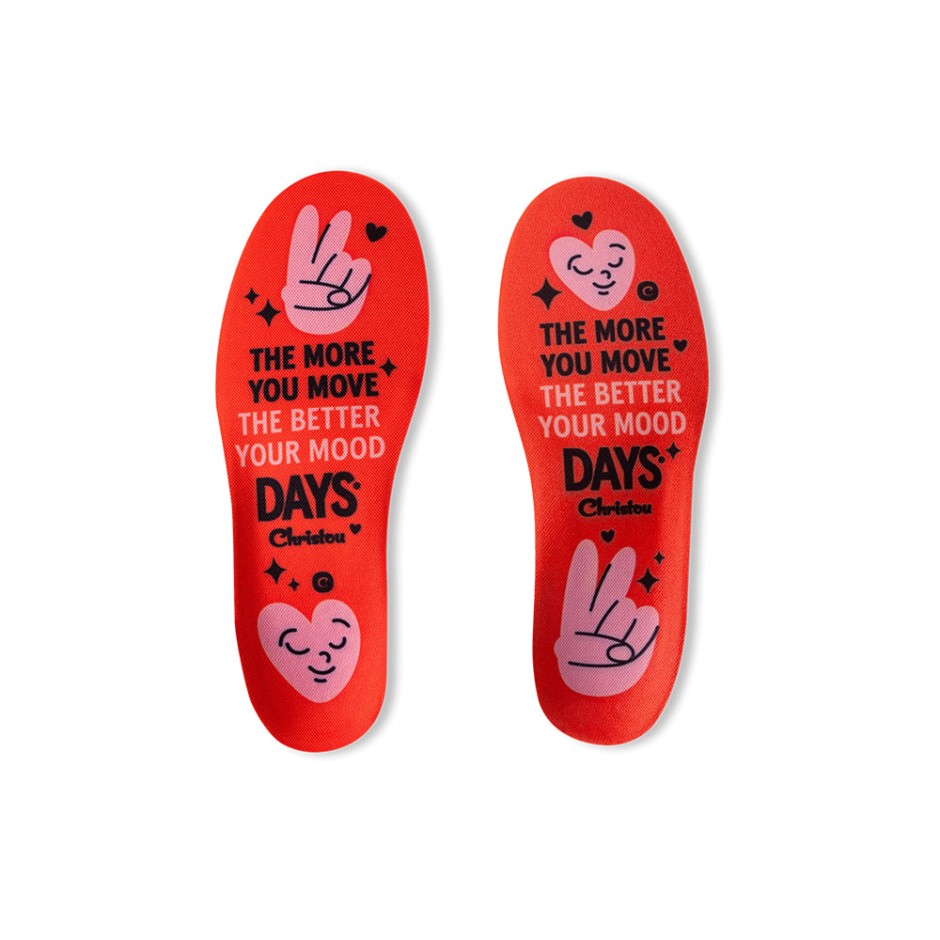 DAYS KIDS COMFY MOVE YOUR MOOD CH-054-058-RED Red