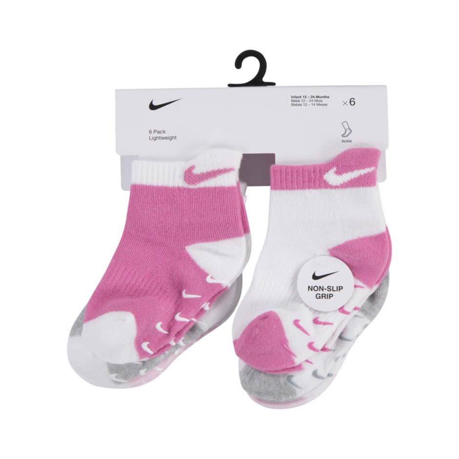 Βρεφικές Κάλτσες Πολύχρωμες - Nike Pull Tab 6PK