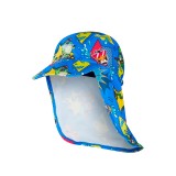 SPEEDO BOYS LEARN TO SWIM SUN PROTECTION HAT 8-00330414803 Blue Image 3