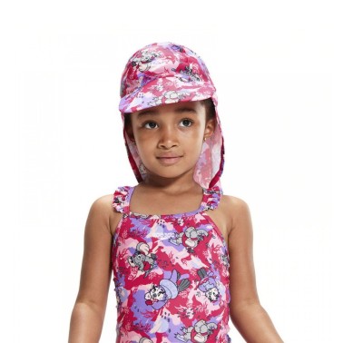 SPEEDO GIRLS LEARN TO SWIM SUN PROTECTION HAT 8-00314314807 Colorful