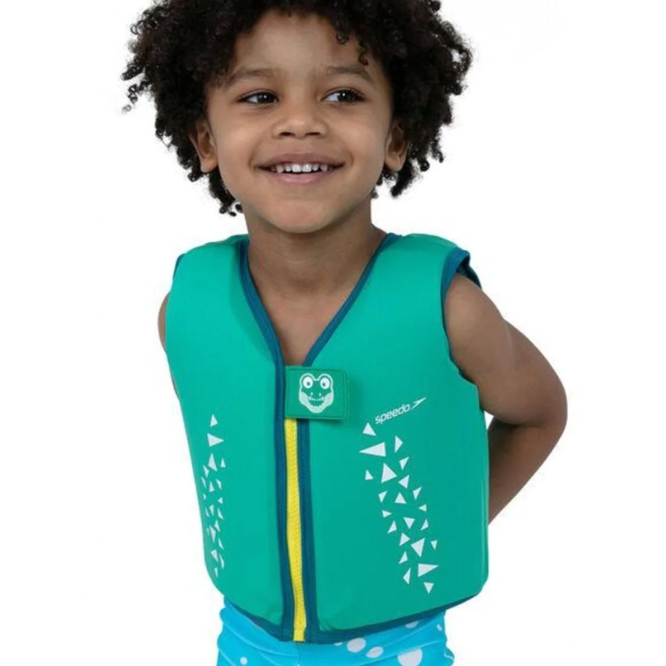 SPEEDO CROC PRINTED FLOAT VEST 12252-D680B Green