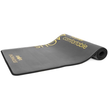 AMILA ΣΤΡΩΜΑ ΓΥΜΝΑΣΤΙΚΗΣ NBR ΠΥΚΝ. 70KG 10MM 180*80 ΜΕ ΙΜΑΝΤΑ ΜΑΥΡΟ 81774 Μαύρο