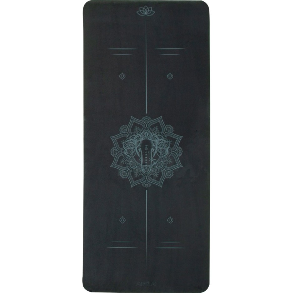 Yoga-Pilates Mat Black - Amila Mantala TPE & Suede