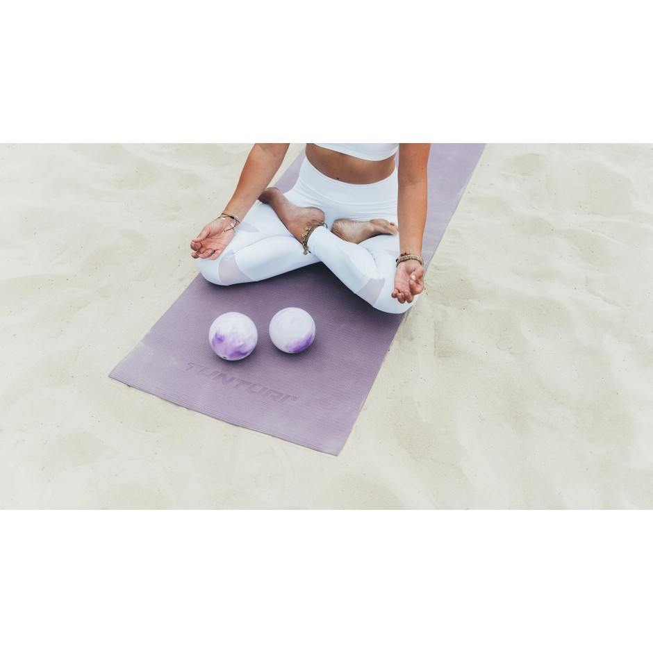 TUNTURI PVC YOGAMAT 4MM PURPLE 14TUSYO036 Ο-C
