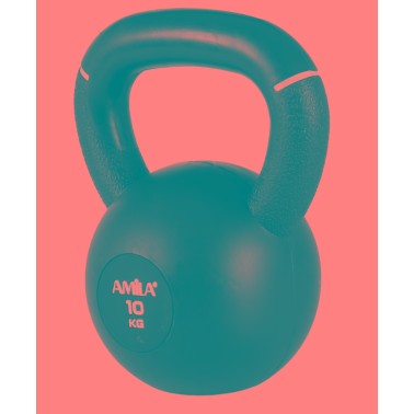 AMILA KETTLEBELL ΕΠΕΝΔΥΣΗ ΑΥΘΕΝΤΙΚΟ ΛΑΣΤΙΧΟ 10KG 90476-O-C Ο-C