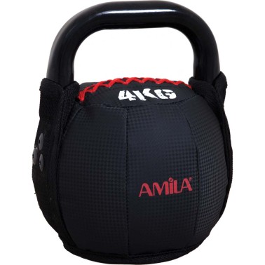 AMILA KETTLEBELL ΕΠΕΝΔΥΣΗ PVC 4KG 84774 Ο-C
