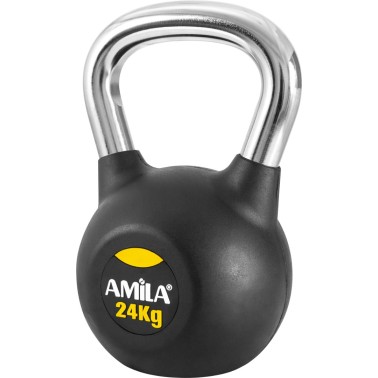 AMILA ΒΑΡΑΚΙ (KETTLEBELL) ΜΕ ΛΑΒΗ ΧΡΩΜΙΟΥ 24kgr 44573 Ο-C