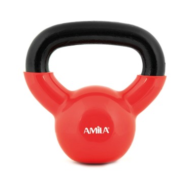 AMILA ΒΑΡΑΚΙ (KETTLEBELL) ΒΙΝΥΛΙΟΥ 4kgr 44504 Ο-C