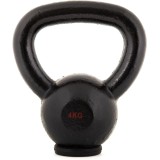 Kettlebell - Amila Cast Iron Rubber Base 4Kg Image 