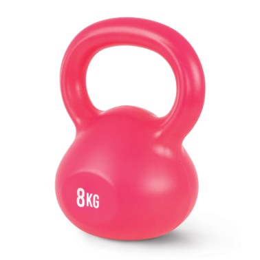 Kettlebell Ροζ - Amila Plastic 8Kg