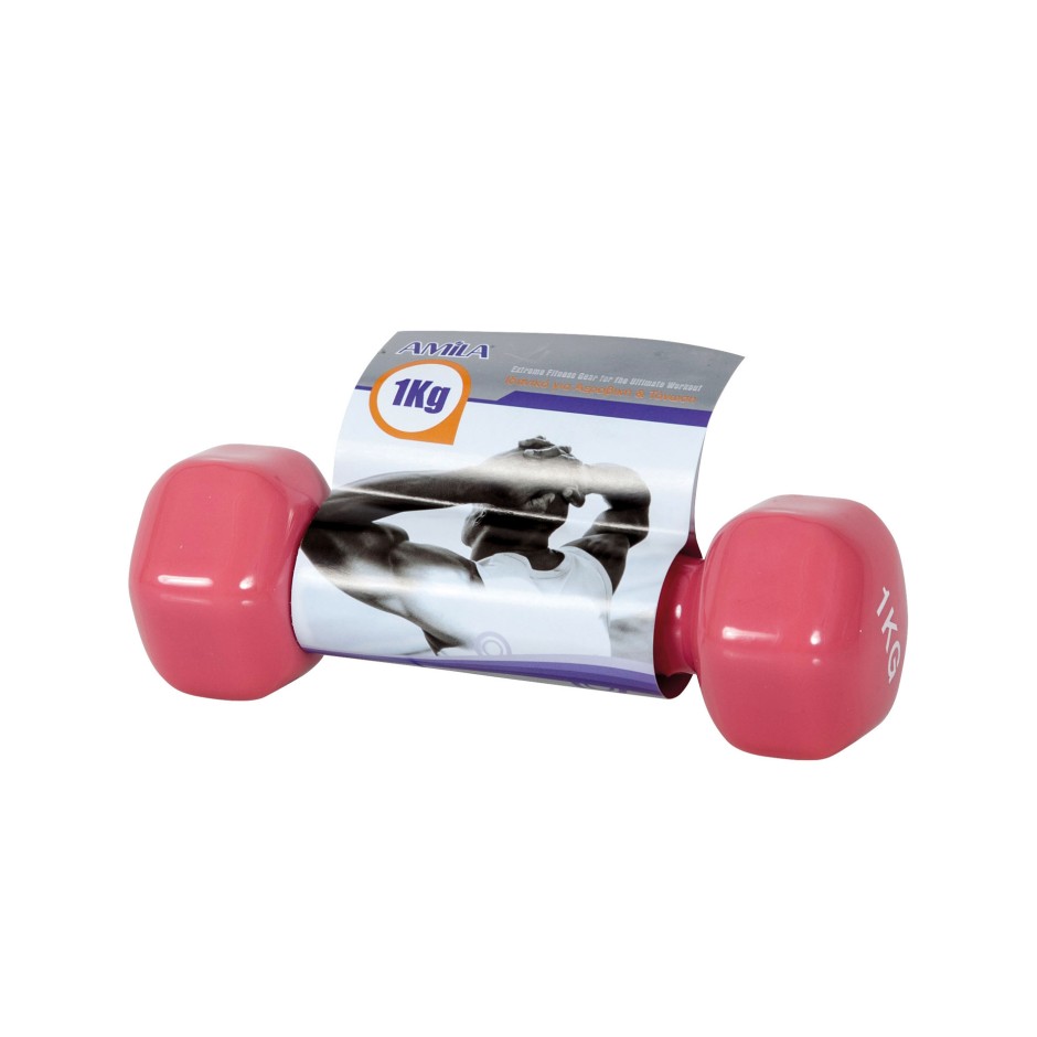 Dumbbell Pink - Amila Vinyl 1kg