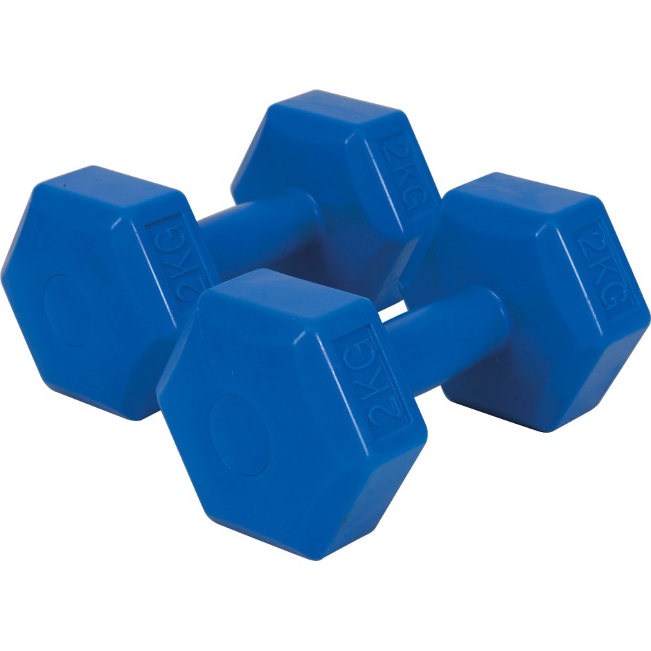 Dumbbells Blue - Amila Plastic Series 2kg (2 Pieces)