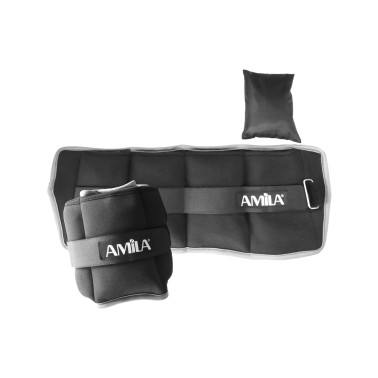 Βάρη Άκρων Μαύρα - Amila Neoprene 2 x 5kg