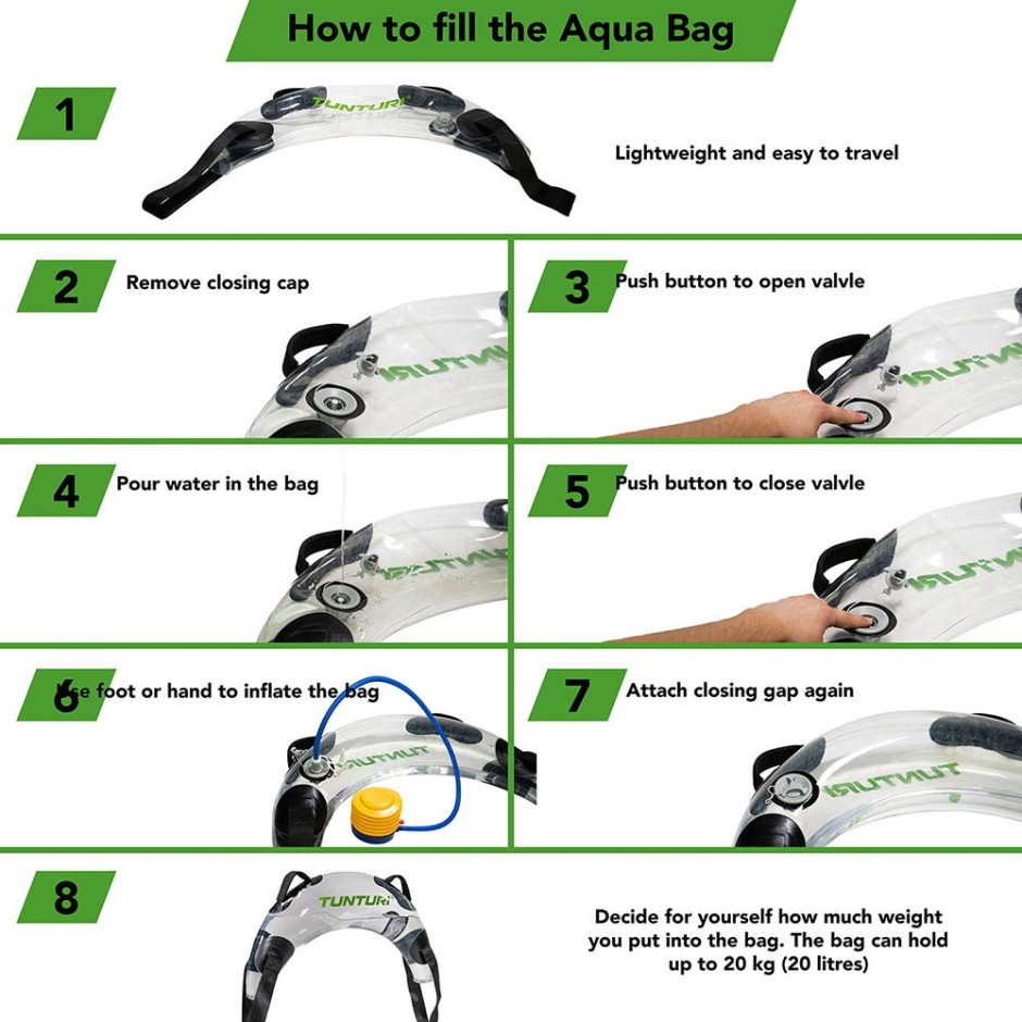 TUNTURI BULGARIAN AQUABAG, 17KG 14TUSCL397 Ο-C