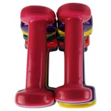 TUNTURI VINYL DUMBBELLS 1.0KG, PURPLE PAIR 14TUSFU109 One Color Image 5