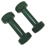 TUNTURI VINYL DUMBBELLS 2.0KG, GREEN, PAIR 14TUSFU110 One Color Image 2
