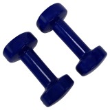 TUNTURI VINYL DUMBBELLS 4.0KG, BLUE, PAIR 14TUSFU112 One Color Image 2