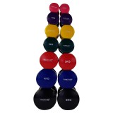 TUNTURI VINYL DUMBBELLS 4.0KG, BLUE, PAIR 14TUSFU112 One Color Image 4