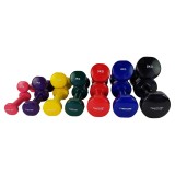 TUNTURI VINYL DUMBBELLS 4.0KG, BLUE, PAIR 14TUSFU112 One Color Image 6