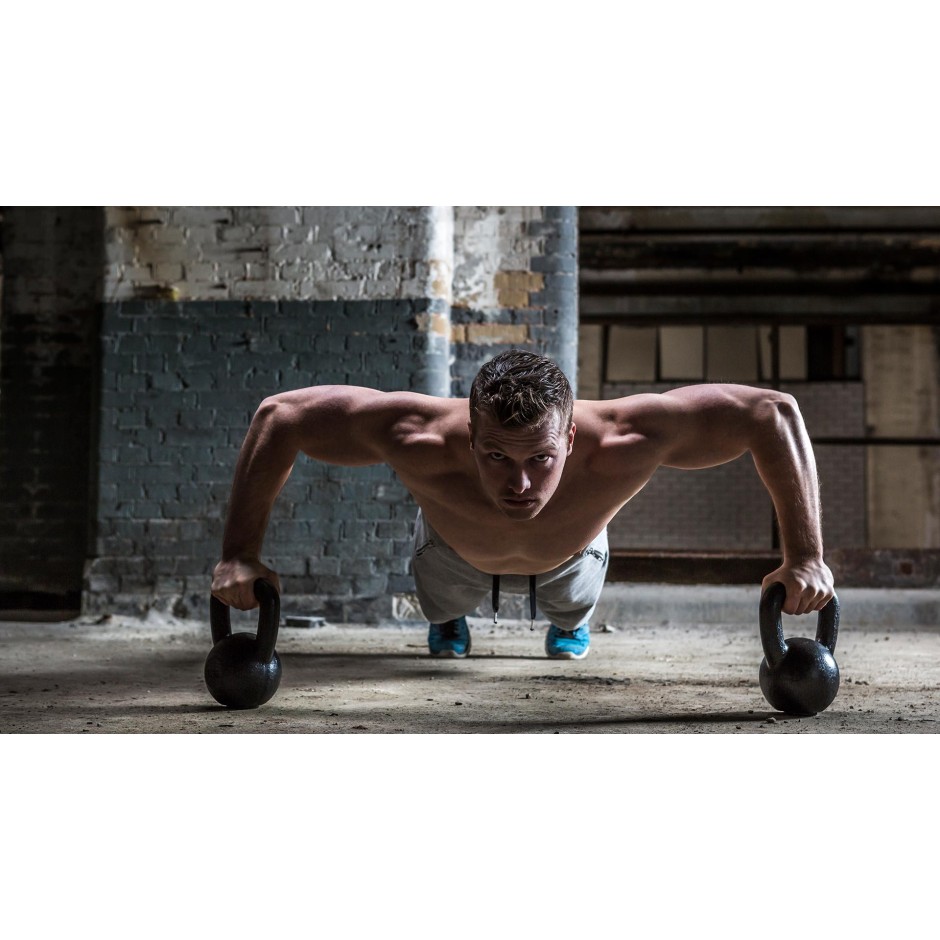 TUNTURI KETTLEBELL BLACK 4KG 14TUSCL330 One Color