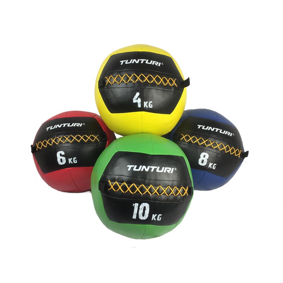 TUNTURI WALL BALL 4KG YELLOW 14TUSCF009 Ο-C