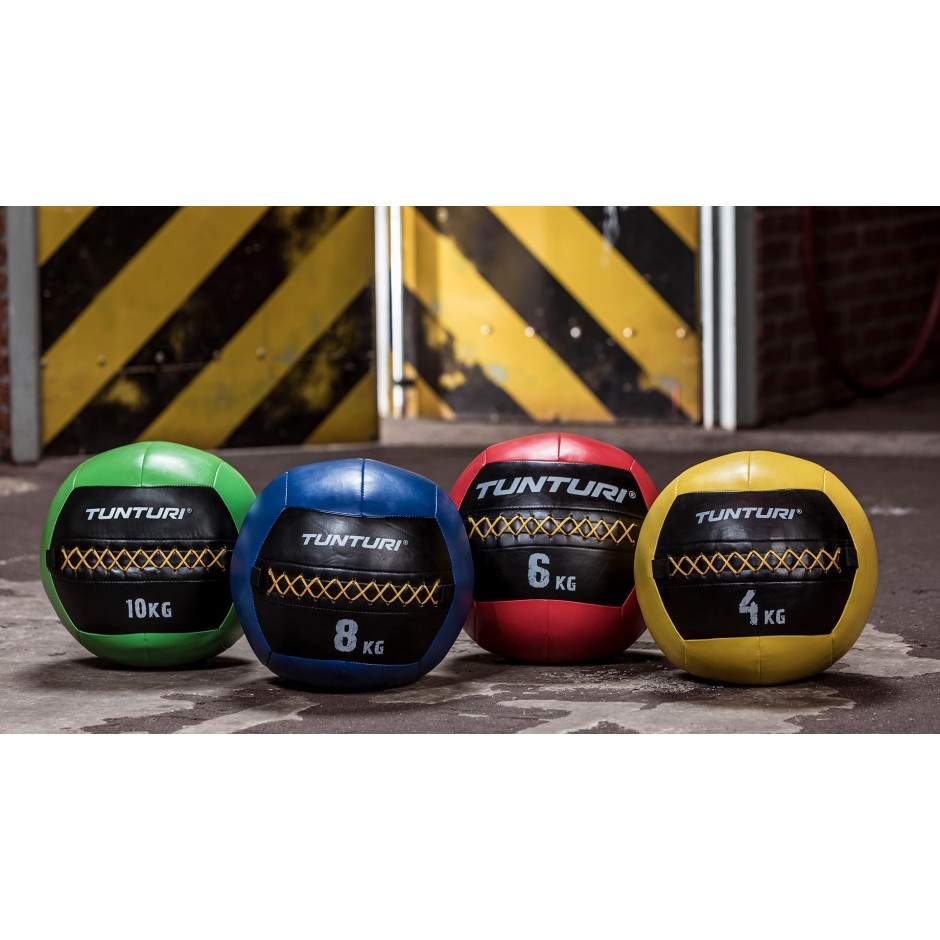 TUNTURI WALL BALL 4KG YELLOW 14TUSCF009 Ο-C