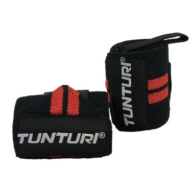 TUNTURI WRIST WRAPS RED, PAIR 14TUSCF037 Ο-C