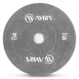 AMILA BUMPER PLATE SLIM COLOR ΓΚΡΙ 5KG 84846-ΓΚΡΙ Κίτρινο Εικόνα 