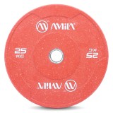 AMILA BUMPER PLATE SLIM COLOR ΚΟΚΚΙΝΟ 25KG 84850-ΚΟΚΚΙΝΟ Κόκκινο Εικόνα 