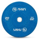 AMILA BUMPER PLATE SLIM COLOR ΜΠΛΕ 20KG 84849-ΜΠΛΕ Μπλε Εικόνα 