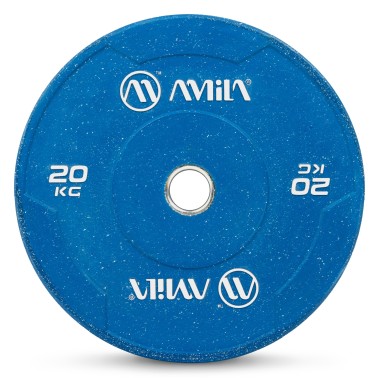 AMILA BUMPER PLATE SLIM COLOR ΜΠΛΕ 20KG 84849-ΜΠΛΕ Μπλε