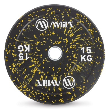 AMILA BUMPER PLATE SLIM DISC SPLASH 15KG 84838-O-C One Color
