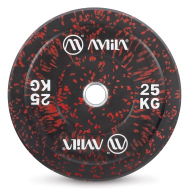 AMILA BUMPER PLATE SLIM DISC SPLASH 25KG 84840-O-C One Color