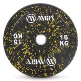 Δίσκος Μπάρας - Amila Splash Bumper Plate Slim 15kg Εικόνα 
