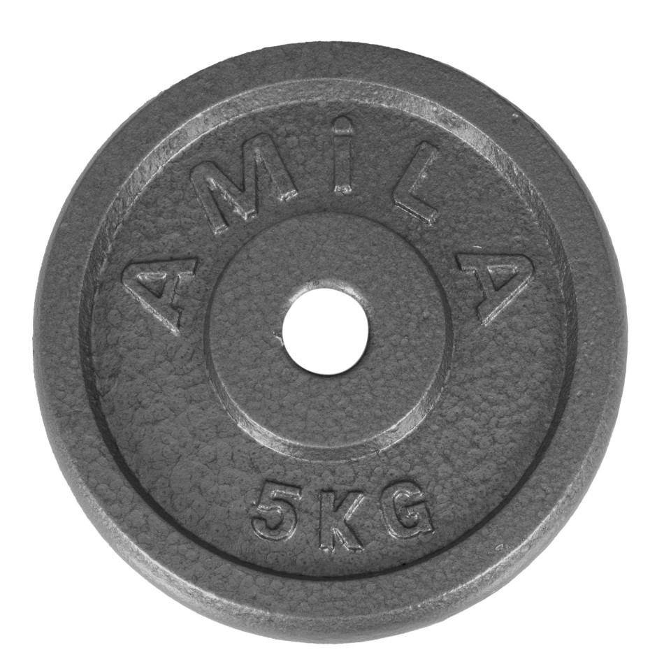 Δίσκος Μπάρας Ασημί - Amila Εμαγιέ 28mm 5kg