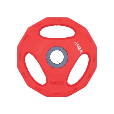 Barbell Disc Red - Amila Pump Rubber 1,25kg